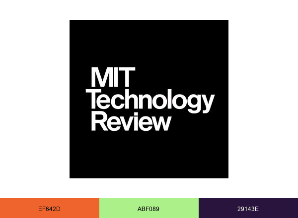 MIT Technology Review brand color palette