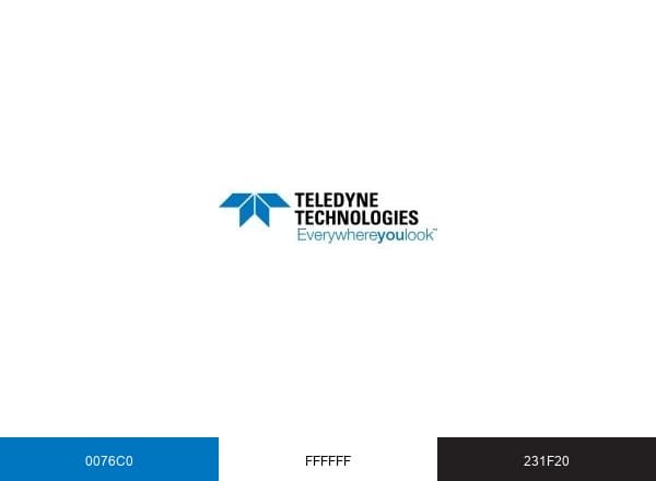 Teledyne Technologies brand color palette
