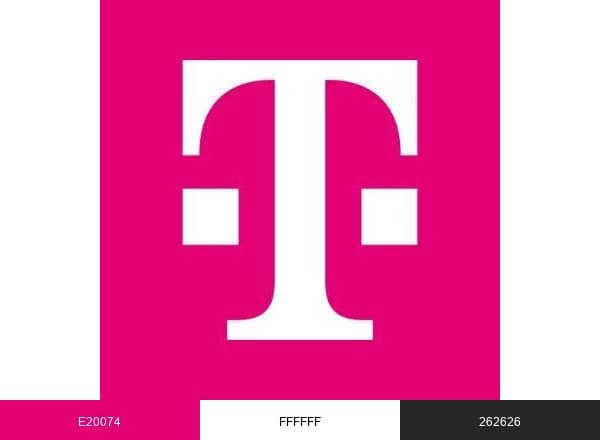 Telekom brand color palette