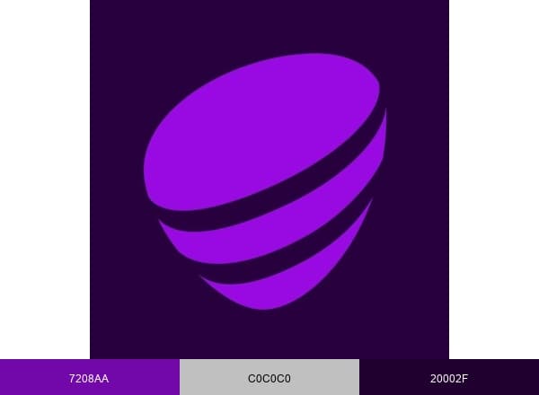 Telia brand color palette
