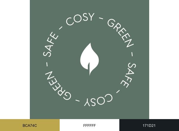 Tenderflame brand color palette