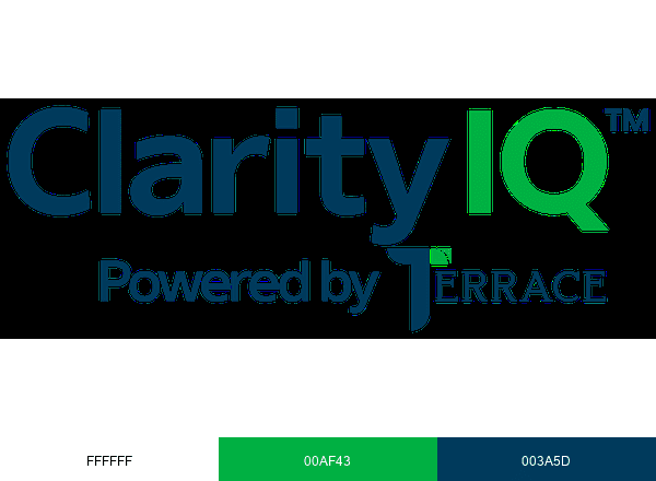 Clarity IQ brand color palette