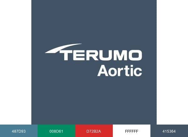 Terumo Aortic brand color palette