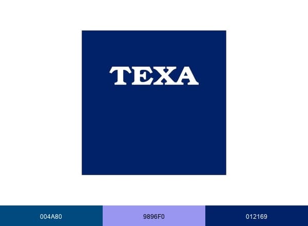 TEXA brand color palette