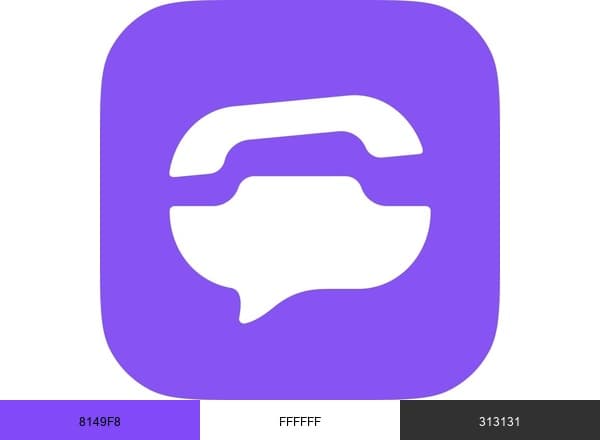 TextNow brand color palette