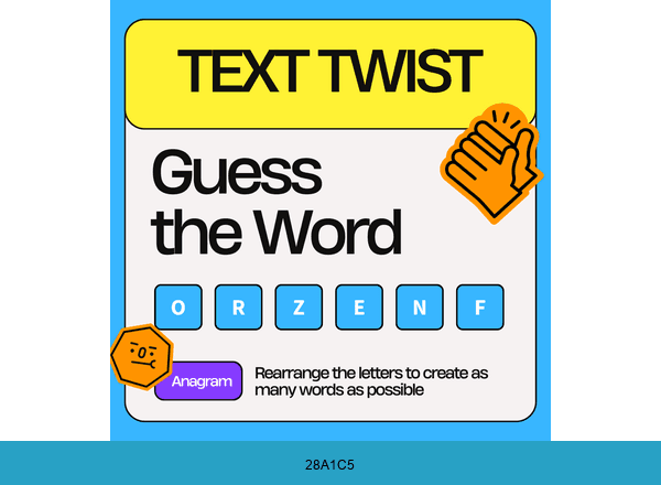 Text Twist brand color palette