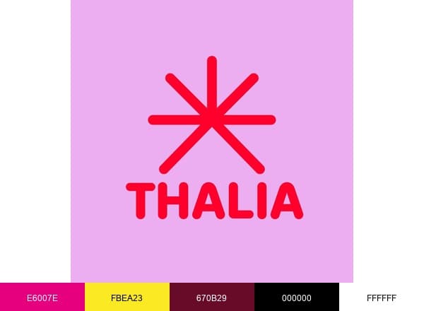 Thalia Theater brand color palette