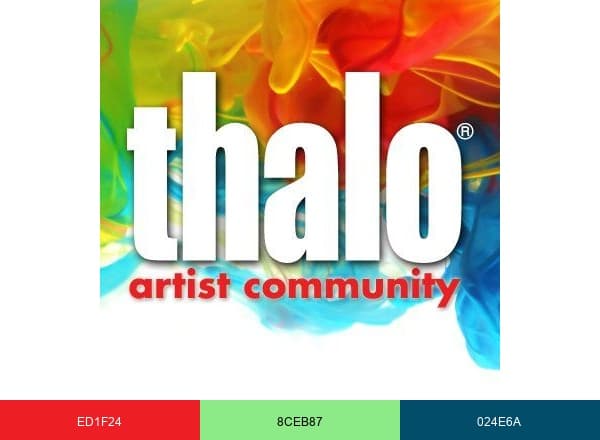 Thalo brand color palette