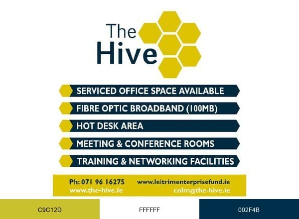 The Hive brand color palette