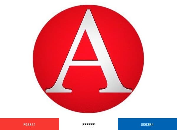 The Advocate brand color palette