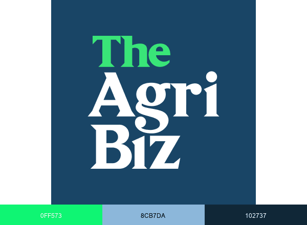 The Agribiz brand color palette