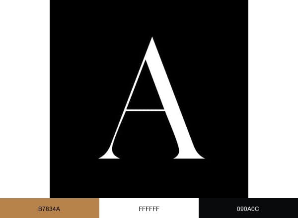The A-Line Magazine brand color palette