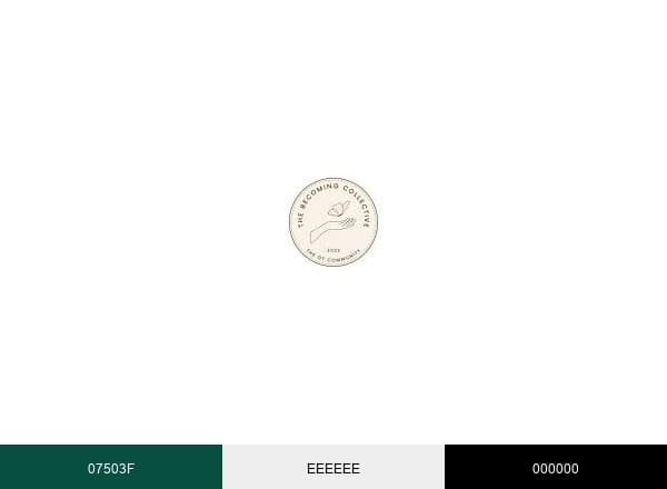 The Becoming Collective brand color palette