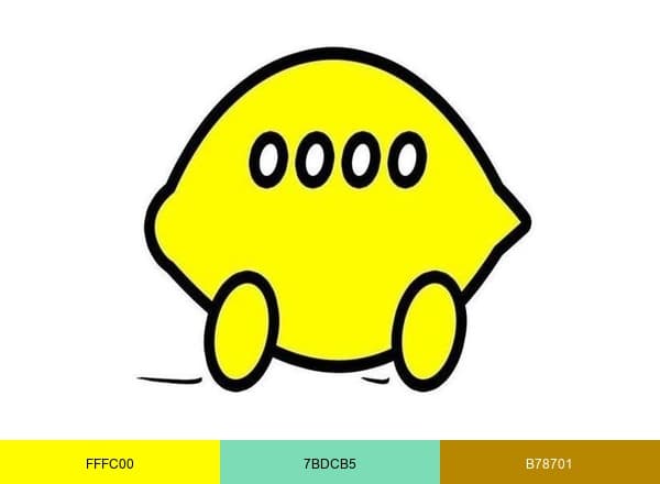 The Big Lemon brand color palette
