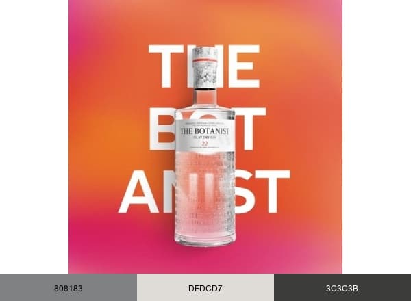 The Botanist brand color palette
