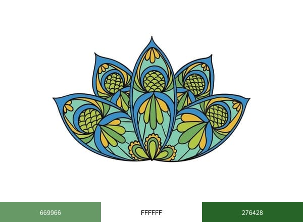 The Cape Goa brand color palette