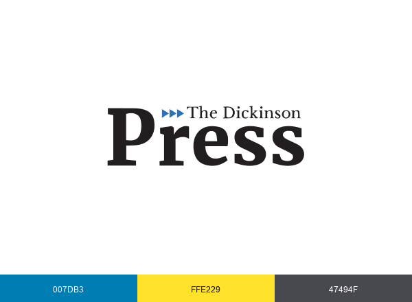 The Dickinson Press brand color palette