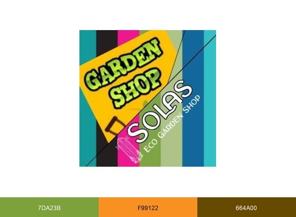 TheGardenShop & Solas brand color palette