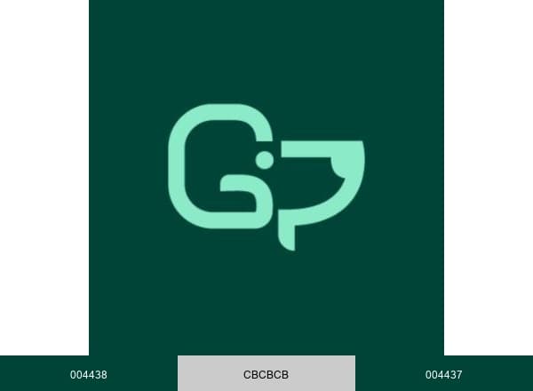 Green Pet brand color palette