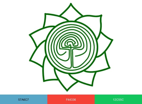 The Green Pillar brand color palette