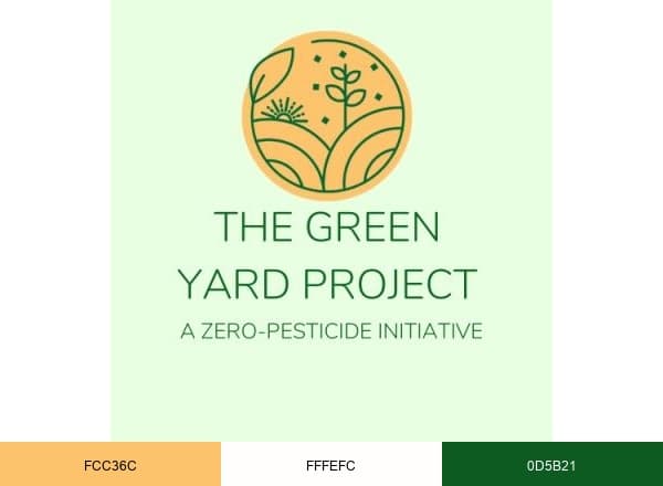 The Green Yard Project brand color palette