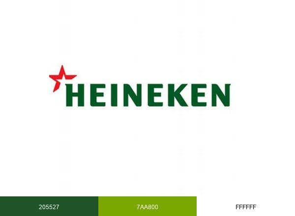 The HEINEKEN Company brand color palette