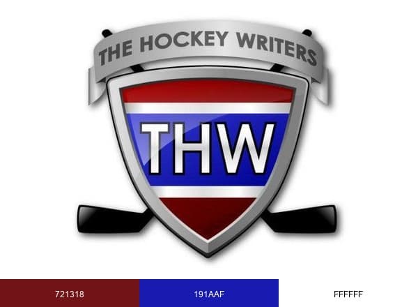 The Hockey Writers brand color palette