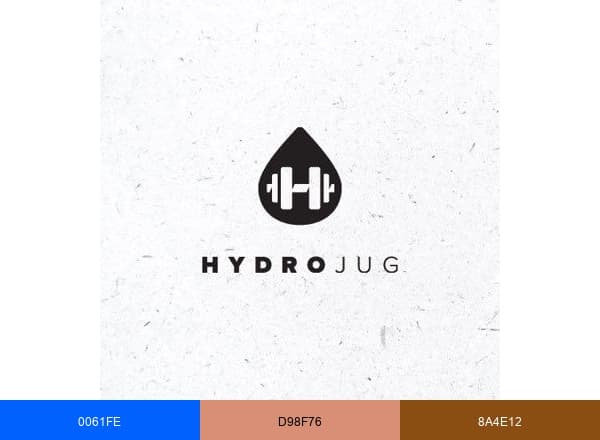 HydroJug brand color palette