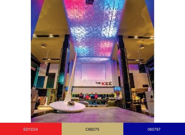 The KEE Resort & Spa brand color palette
