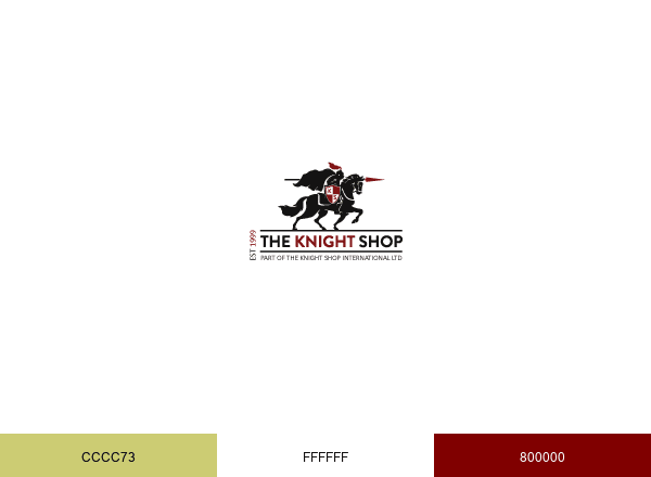 The Knight Shop brand color palette