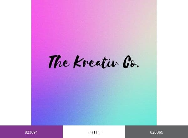The Kreativ Co brand color palette