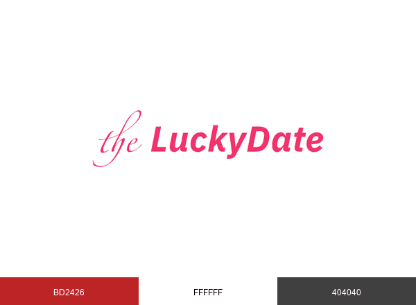 TheLuckyDate brand color palette