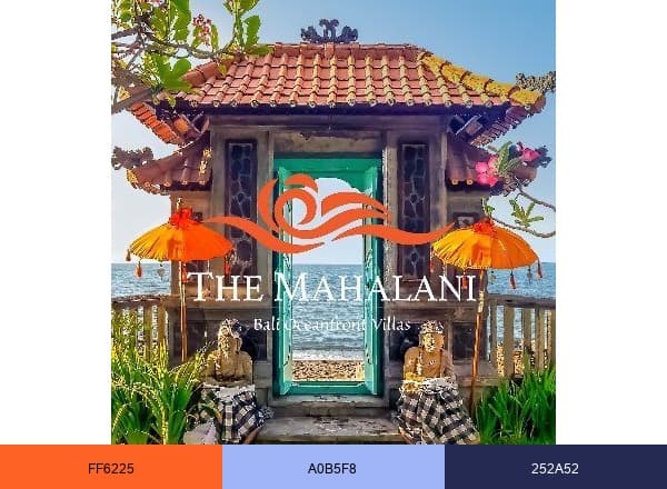 The Mahalani brand color palette