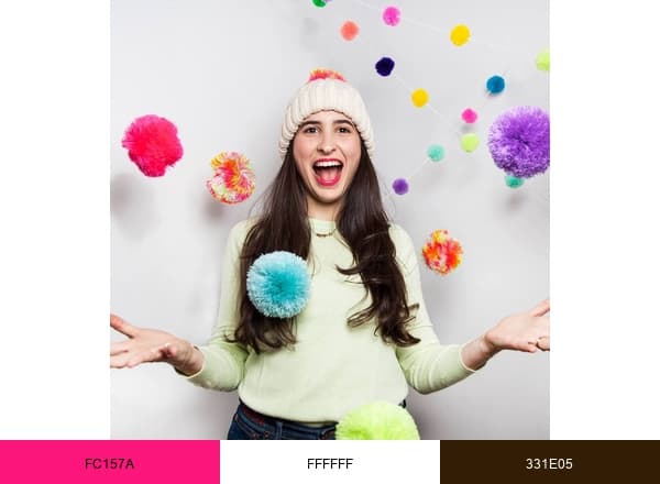 The Neon Tea Party brand color palette