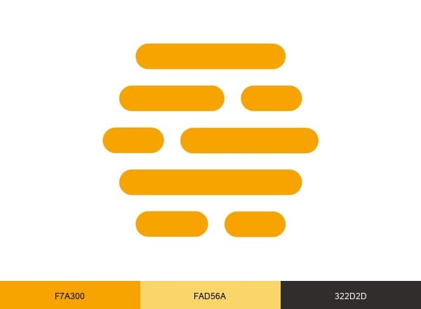 The Nonprofit Hive brand color palette