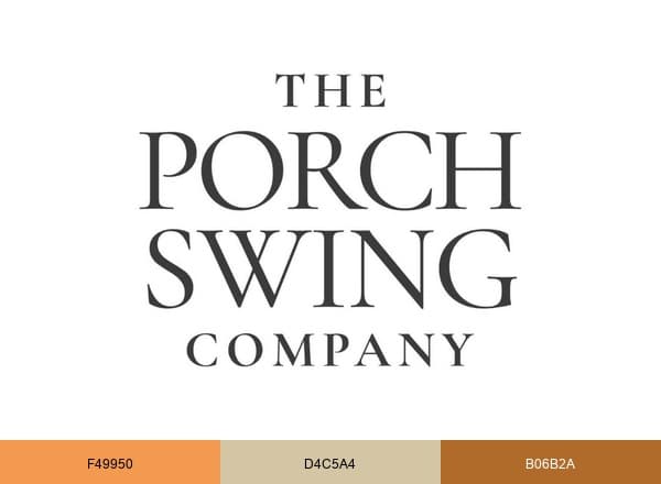 The Porch Swing Company brand color palette