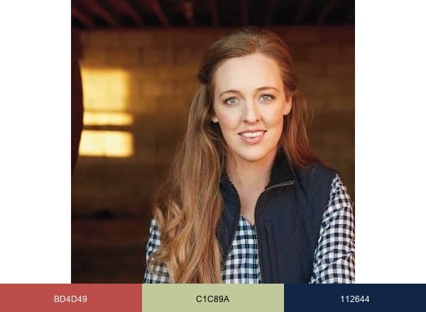 Jill Winger brand color palette