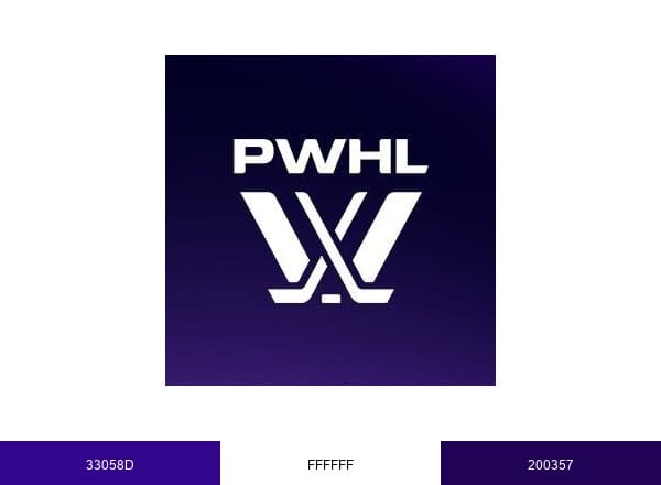 PWHL brand color palette