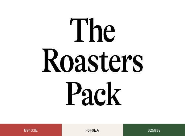 TheRoastersPack brand color palette