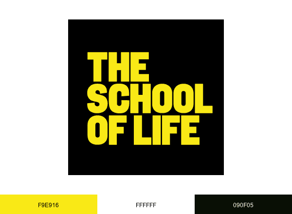 The School of Life brand color palette