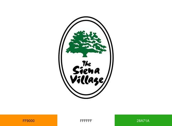 The Siena Village brand color palette
