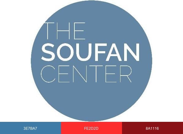 The Soufan Center brand color palette