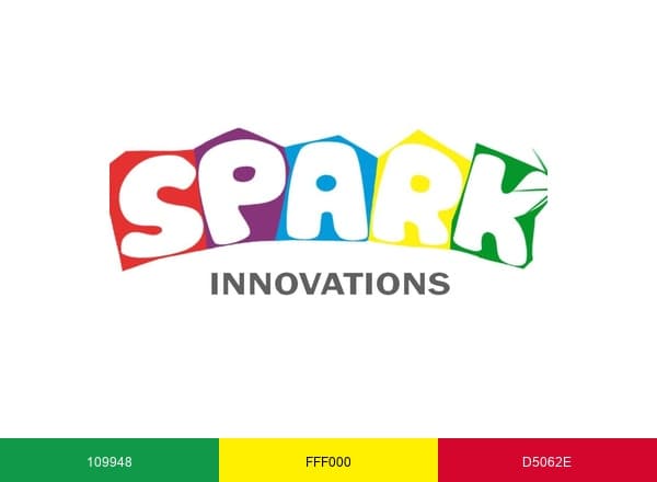 The Spark Innovations brand color palette
