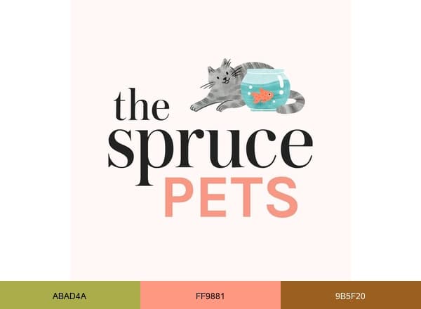 The Spruce Pets brand color palette