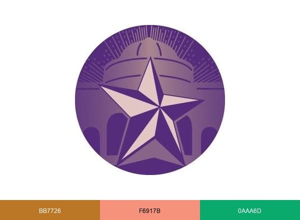 Bullock Texas State History Museum brand color palette