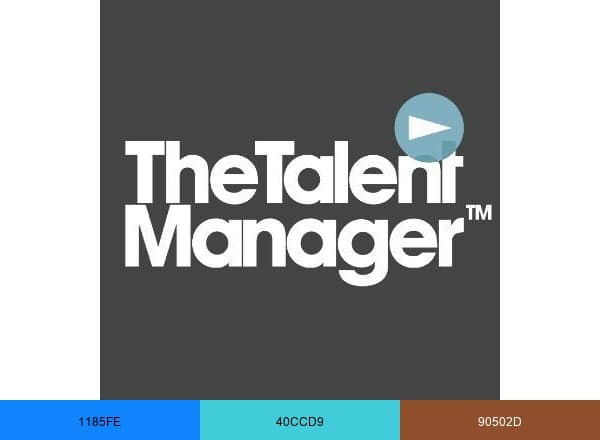 The Talent Manager brand color palette