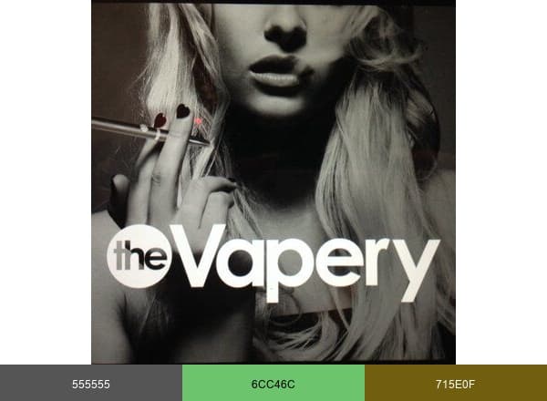 theVapery brand color palette