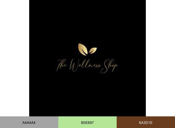 The Wellness Shop brand color palette
