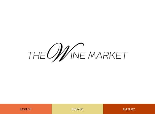 The Wine Market brand color palette
