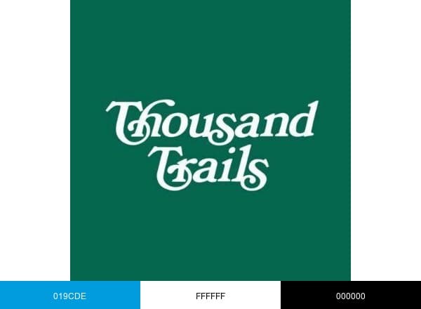 Thousand Trails brand color palette